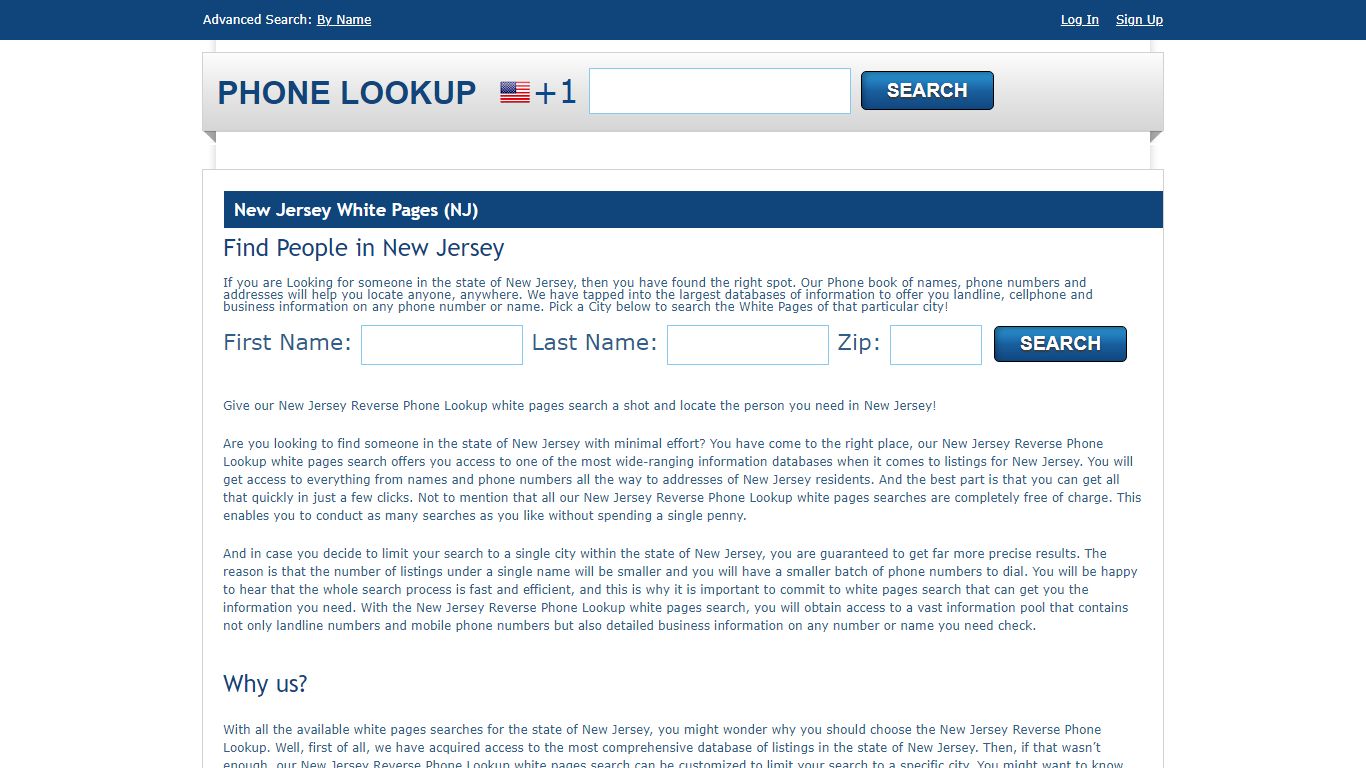 New Jersey White Pages - NJ Phone Directory Lookup